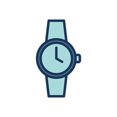 watch icon symbol vector template collection