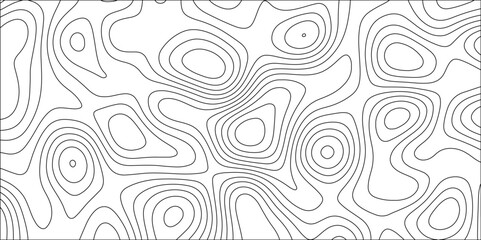 Contour map background. Geography scheme and terrain. Topography grid map. Stylized topographic contour map. Geographic line mountain relief. Abstract lines or wavy backdrop background.