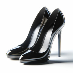 Black heels. Women's stiletto heels