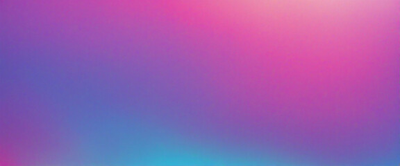 Purple pink blue color gradient background, vibrant grainy noise texture, smooth colors wave banner design