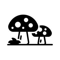 Vector solid black icon for Edibles