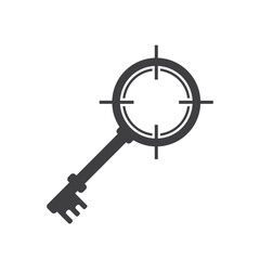 illustration of keyword target, vector art.