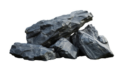 heavy rock isolated on transparent background