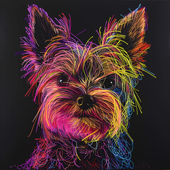 Yorkshire terrier pup