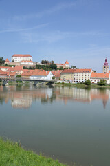 Obraz premium Drau und Ptuj in Slowenien