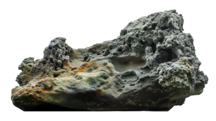 heavy reef rock, isolated on transparent background