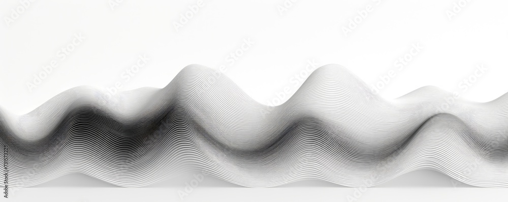 Poster with each stroke, the pen conjures undulating waves, weaving a captivating dance of lines that ebbs 