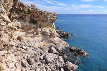 Kueste bei Charaki auf Rhodos