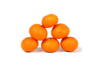 clementine isolated on white background 