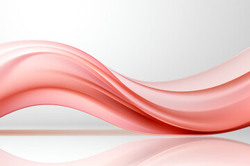 Gentle wave line, pink, sweet, with love. Background wallpaper card screensaver, clean blank