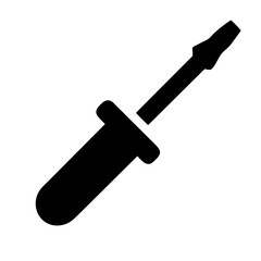 Screwdriver Vector tool, silhouette screwdriver