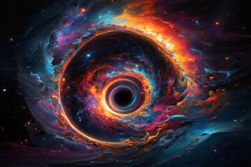space of space with black hole