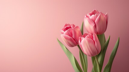 Fototapeta premium Minimalist design with hints of femininity, perfect for capturing the essence of Women's Day