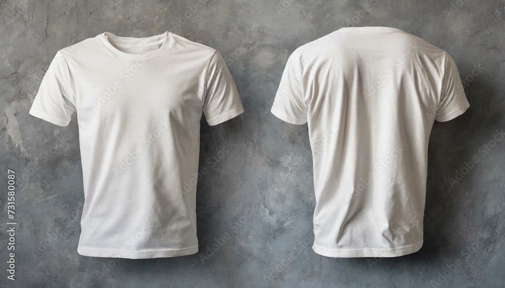 Sticker Shirt Mockup for Product Design - T-shirt Template for Logo Placement and Branding