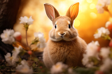 Easter bunny in the grass
Generation AI