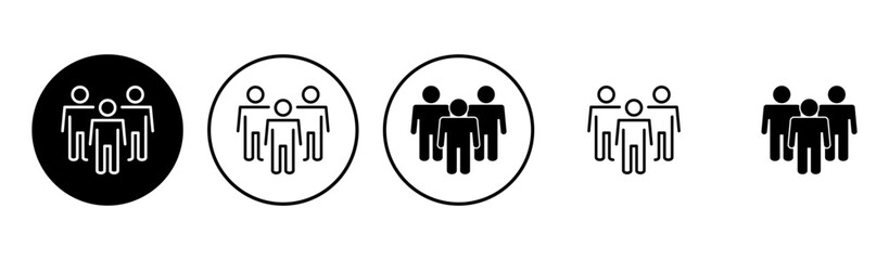 People icon set. person icon vector. User Icon vector. team symbols