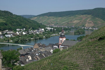 Fototapeta premium Zell an der Mosel