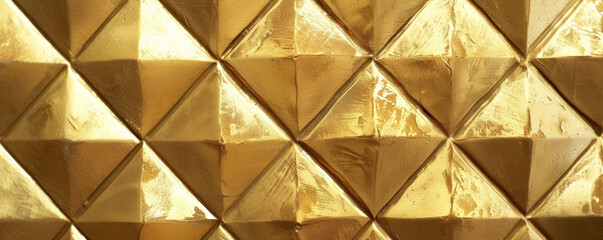 Close Up of Gold Colored Wall