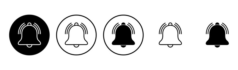 Bell Icon set. Notification icon for your web site design