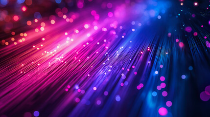 Abstract technology background of glowing blue mesh or interwoven lines on a dark background. Blue lines background.