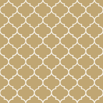 Seamless pattern with Moroccan tiles