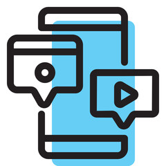 Marketing icon - glyph style