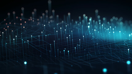 Stock market abstract background, economic and infographic concept