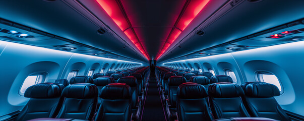 Skyline Serenity: Exploring the Comforts of Modern Airplane Cabins