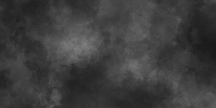 Vignette texture in black and white color. smoky effect for photos and artworks. Smoke and powder overlay on black background. abstract watercolor, cloudy grunge texture painting