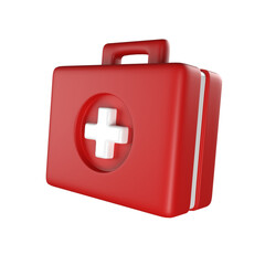 Fototapeta premium first aid kit isolated