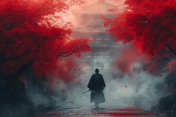 Japanese samurai - 731603805