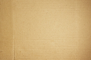 Brown corrugated cardboard, background texture .