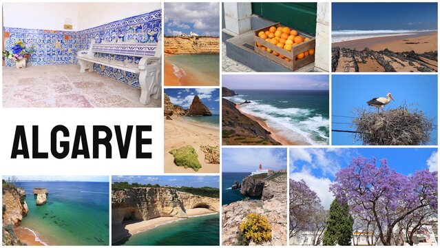 Algarve Portugal photo postcard