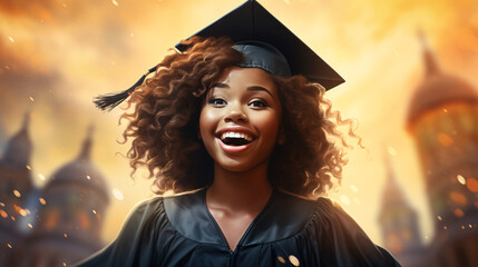person celebrating graduation