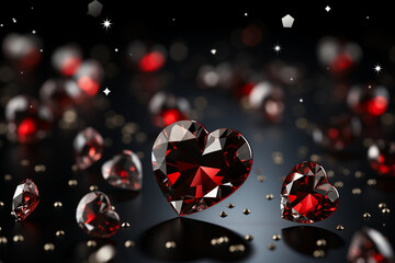 luxury hearts, elite love, expensive, rich feelings, strong love, real lovers. Background wallpaper card screensaver, jewelry