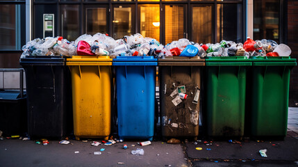 Fototapeta na wymiar Plastic Trash