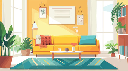 Background Illustration Of Living Room