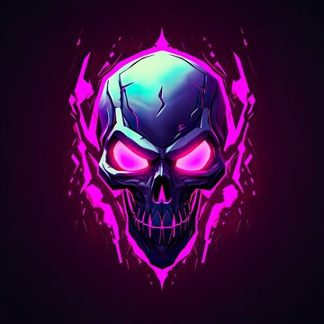 vector design gaming esport mascot logo of alien