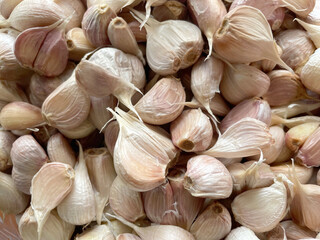 Pile of garlic