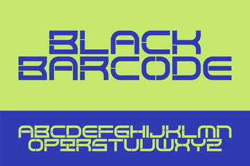 Design Black Barcode Typeface Alphabet Typography Font Letter Text