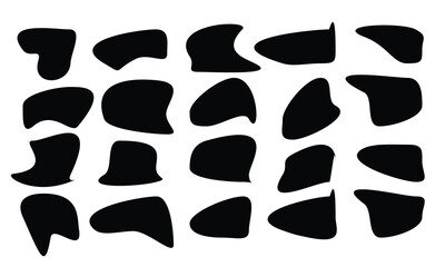 modern liquid irregular blob shape abstract, abstract blob vector art