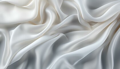 white silk background. luxurious smooth silk texture. white silky smooth fabric. white shiny satin background. white background