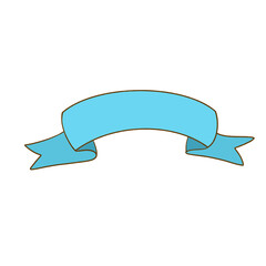 Blue ribbons elements