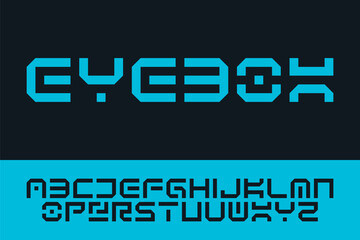 Design Eye Box Typeface Alphabet Typography Font Letter Text
