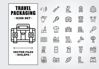 Travel Packaging Set Files