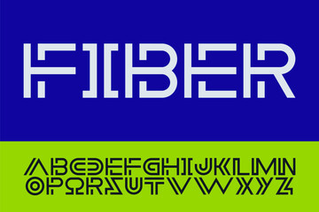 Design Fiber Typeface Alphabet Typography Font Letter Text