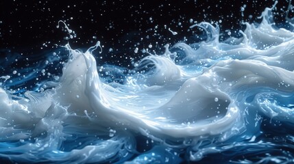 Milk Swirl Macro Photography