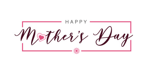 Mother day. Mother day poster. Happy Mother's Day. Vector illustration for women's day, shop, discount, sale, flyer.Lettering style.