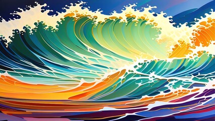 abstract wave