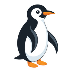 penguin on a white background